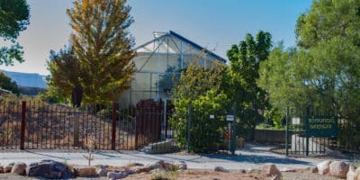 Entrance to the Western Colorado Botanical Gardens in Grand Junction