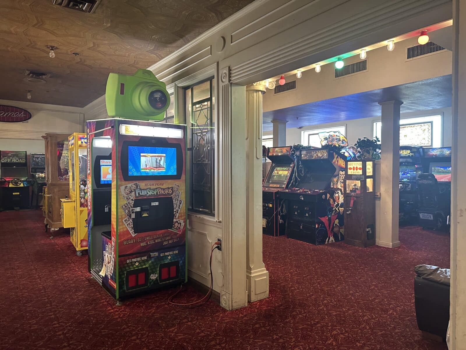 inside Arcade at Fargo's Pizza Company in Colorado Springs