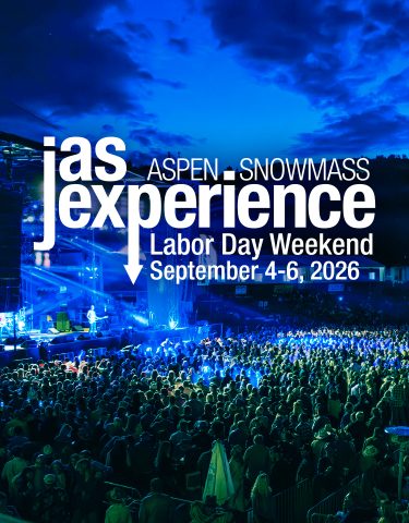 2026 flyer for Jazz Aspen Snowmass Labor Day Experience